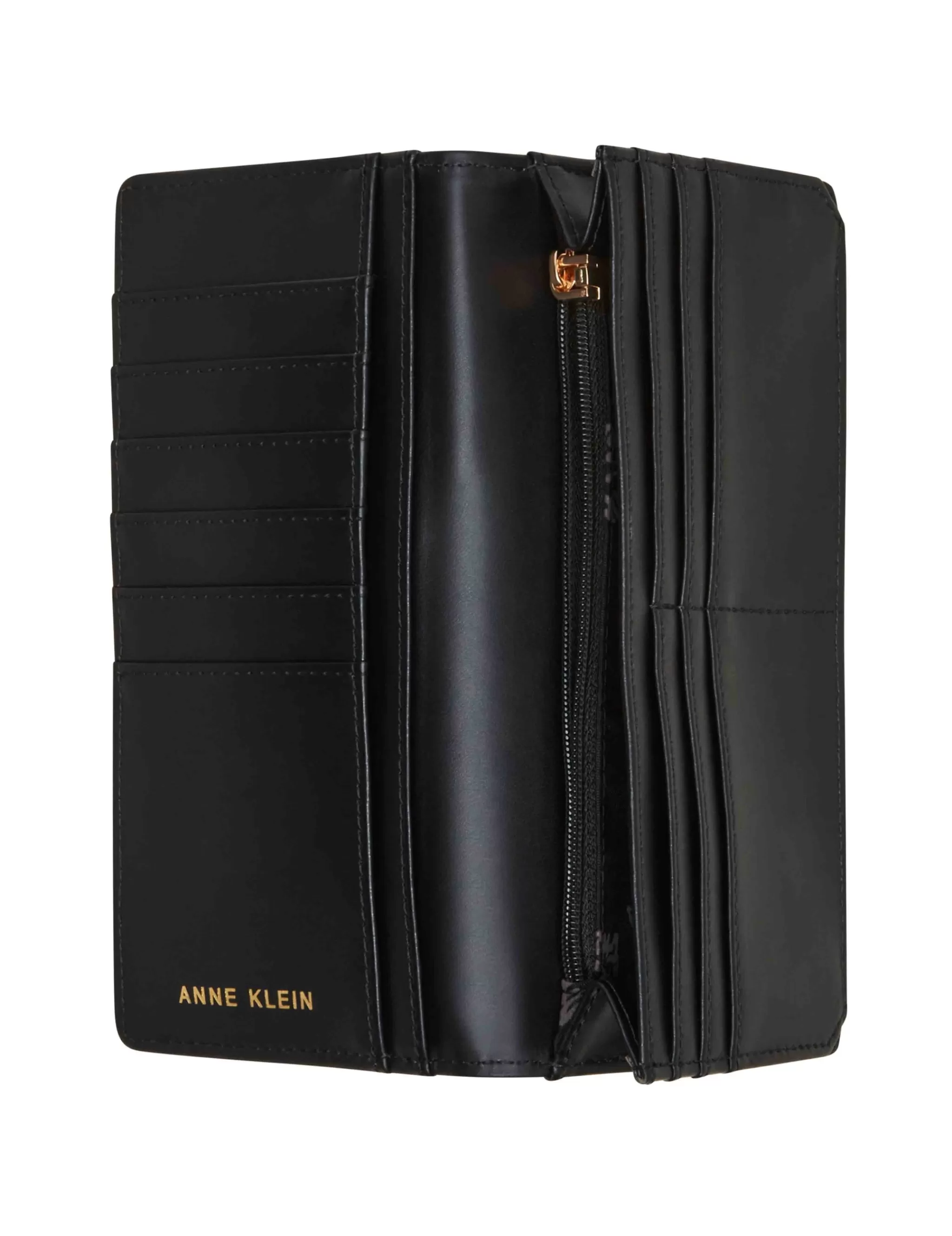 Clearance Anne Klein 2 Piece Gift Set With Sculpted Buckle Wallet And Removeable Card Organizer