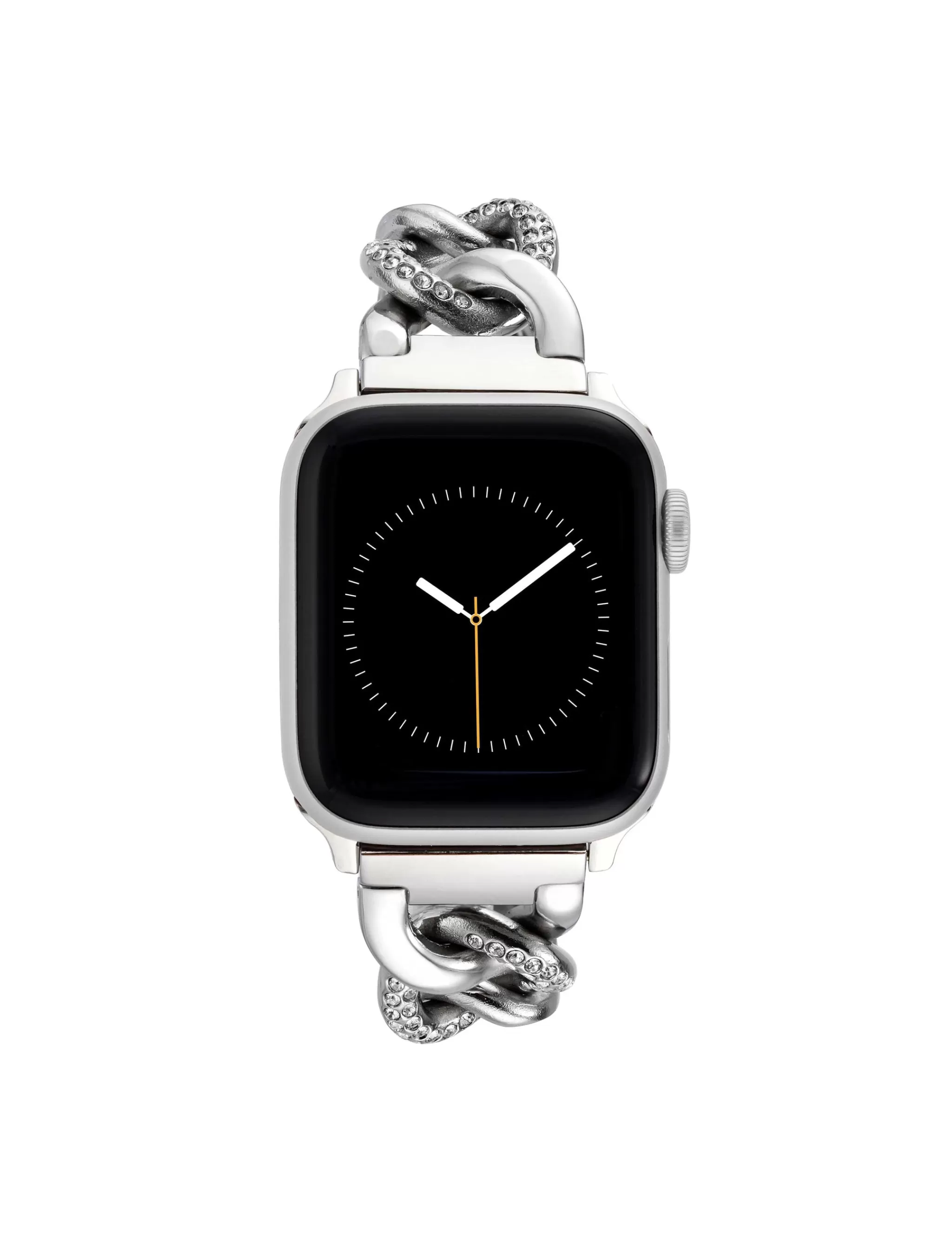 Sale Anne Klein Chain Link Bracelet Band With Premium Crystals For Apple Watch®