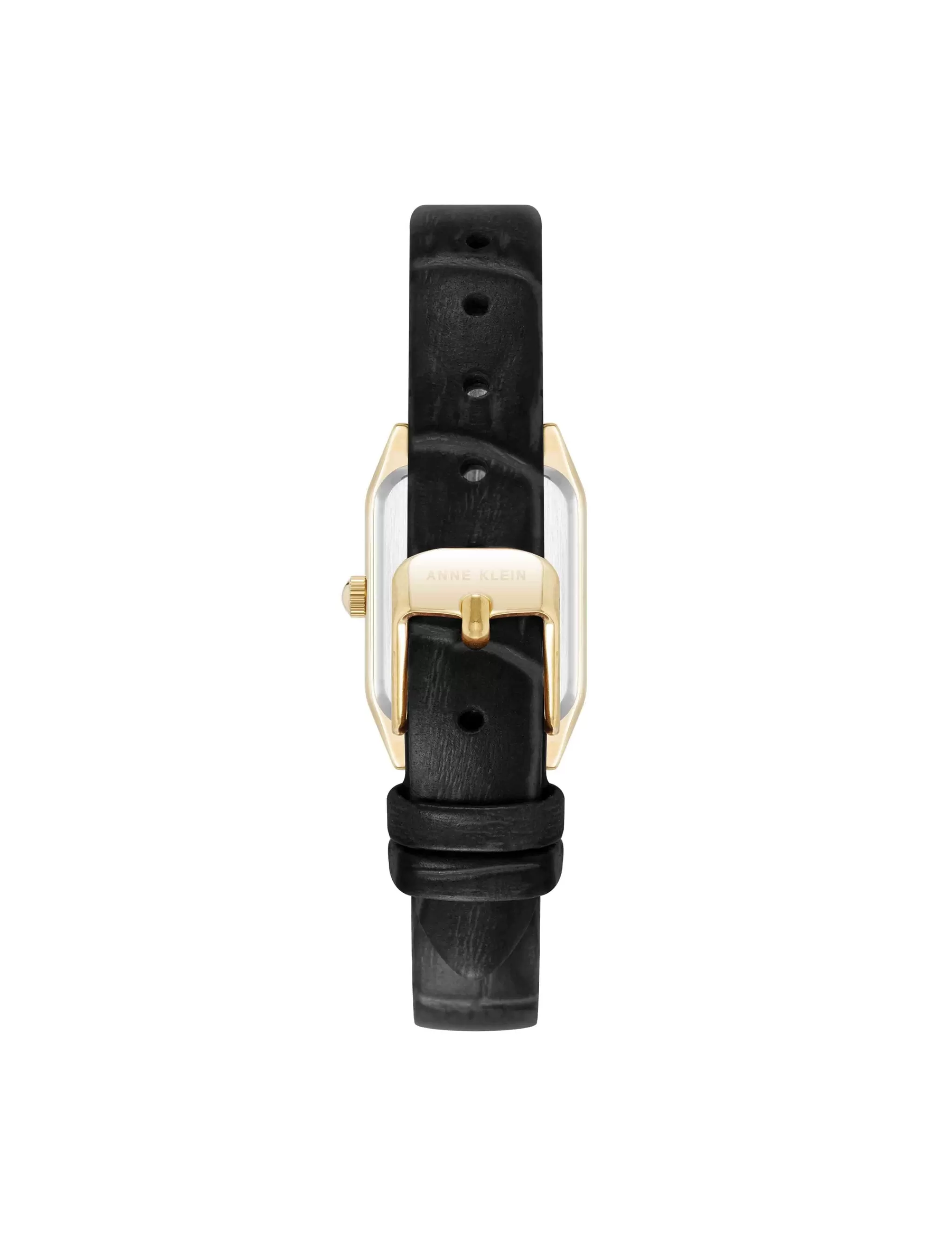 Online Anne Klein Consider It Octagonal Leather Band Watch