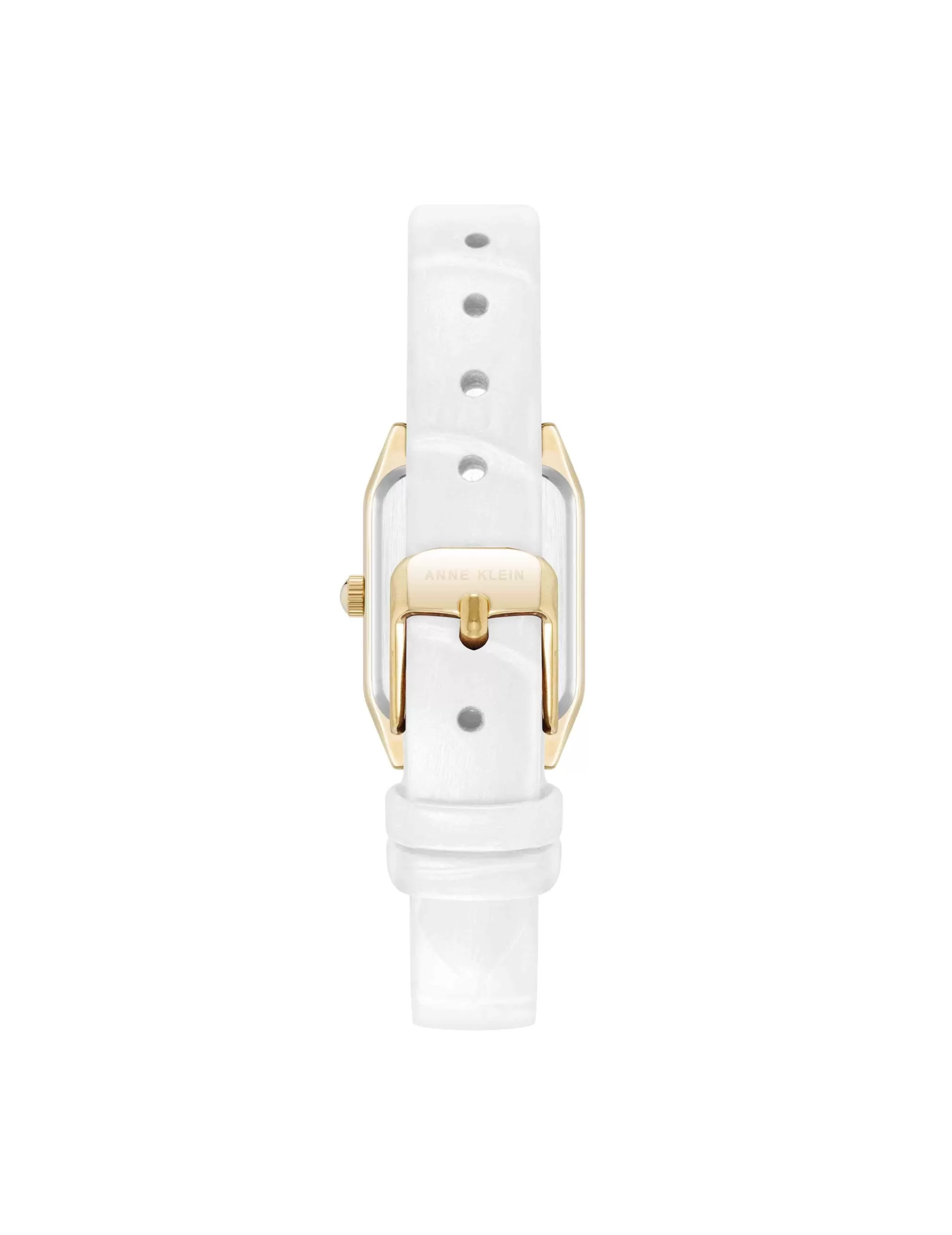 Outlet Anne Klein Consider It Octagonal Leather Band Watch