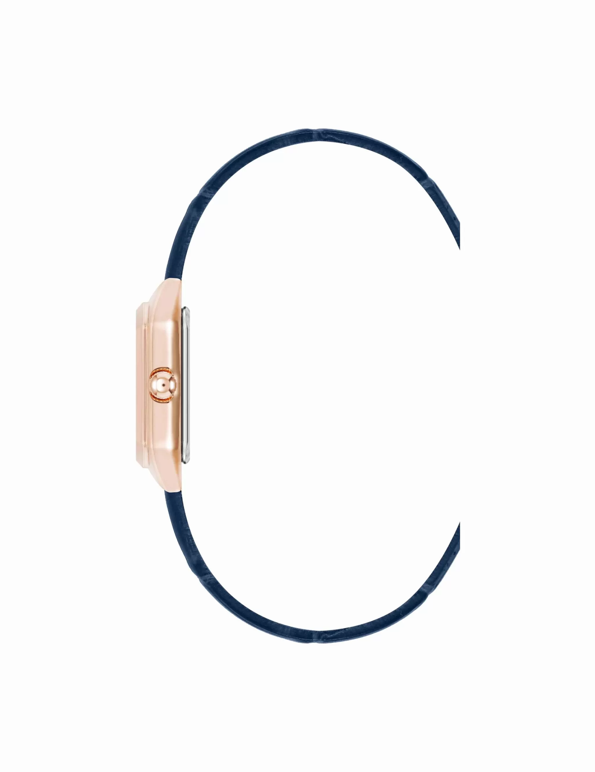 Online Anne Klein Consider It Octagonal Leather Band Watch