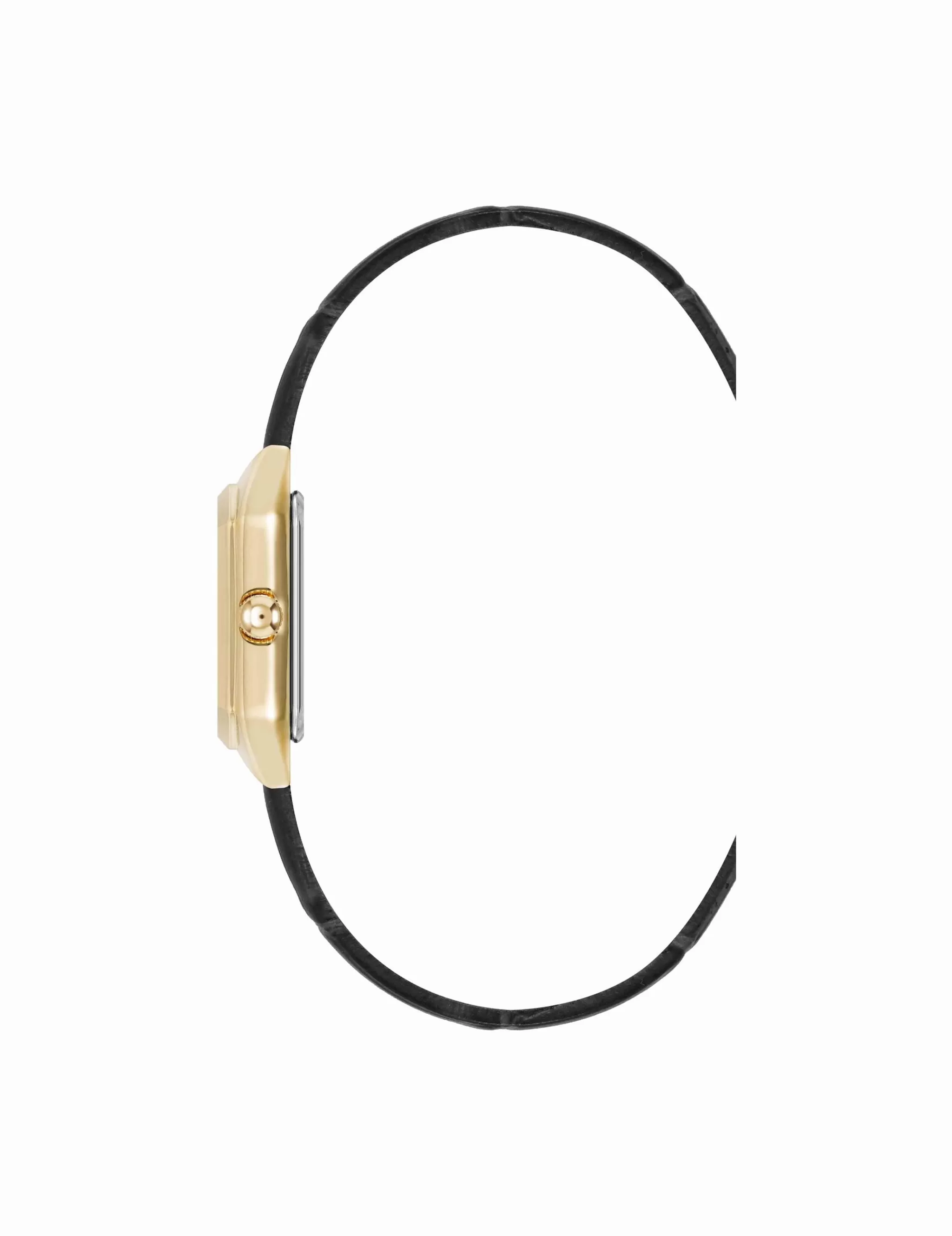 Outlet Anne Klein Consider It Octagonal Leather Band Watch