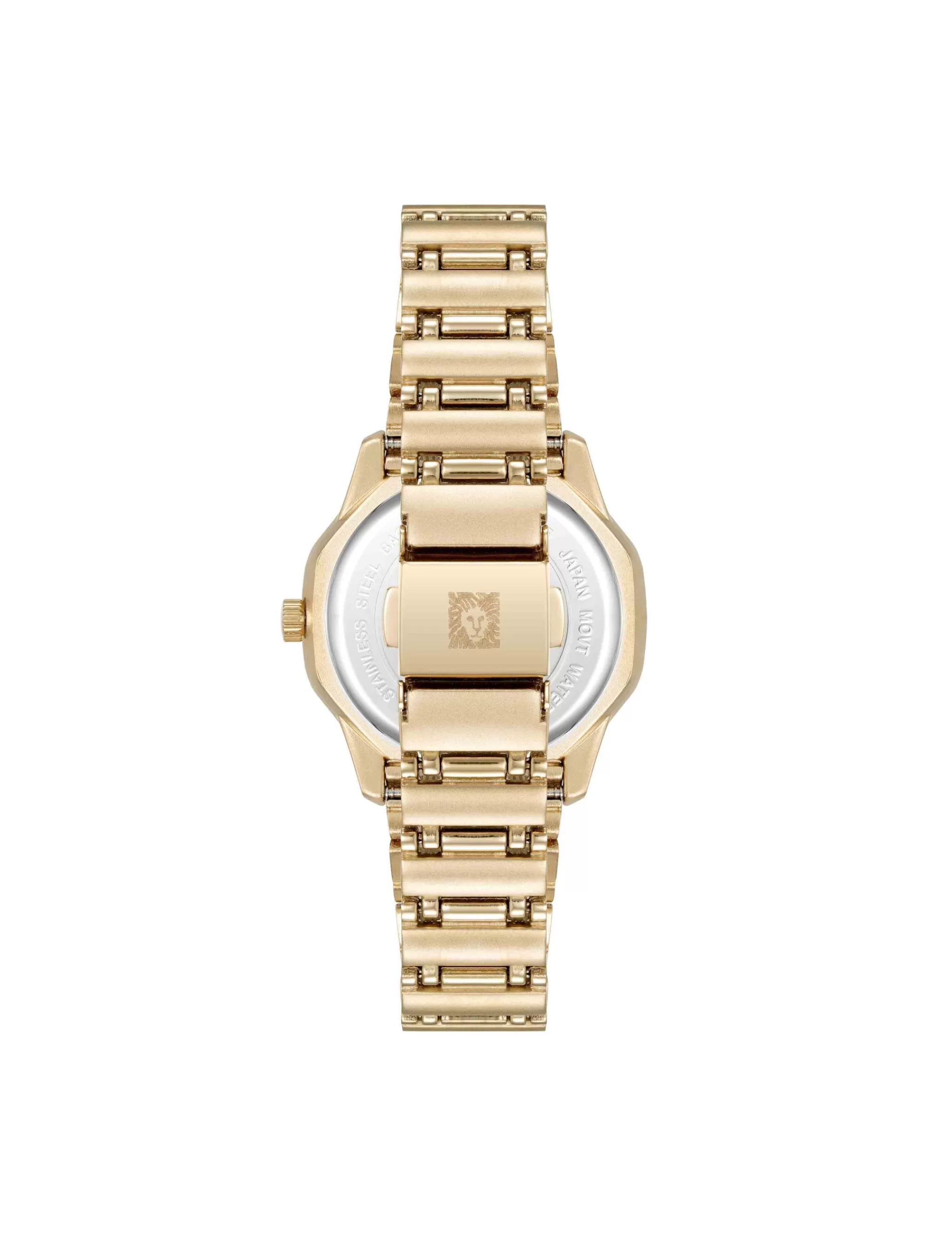 Flash Sale Anne Klein Crystal Accented Octagonal Case Watch