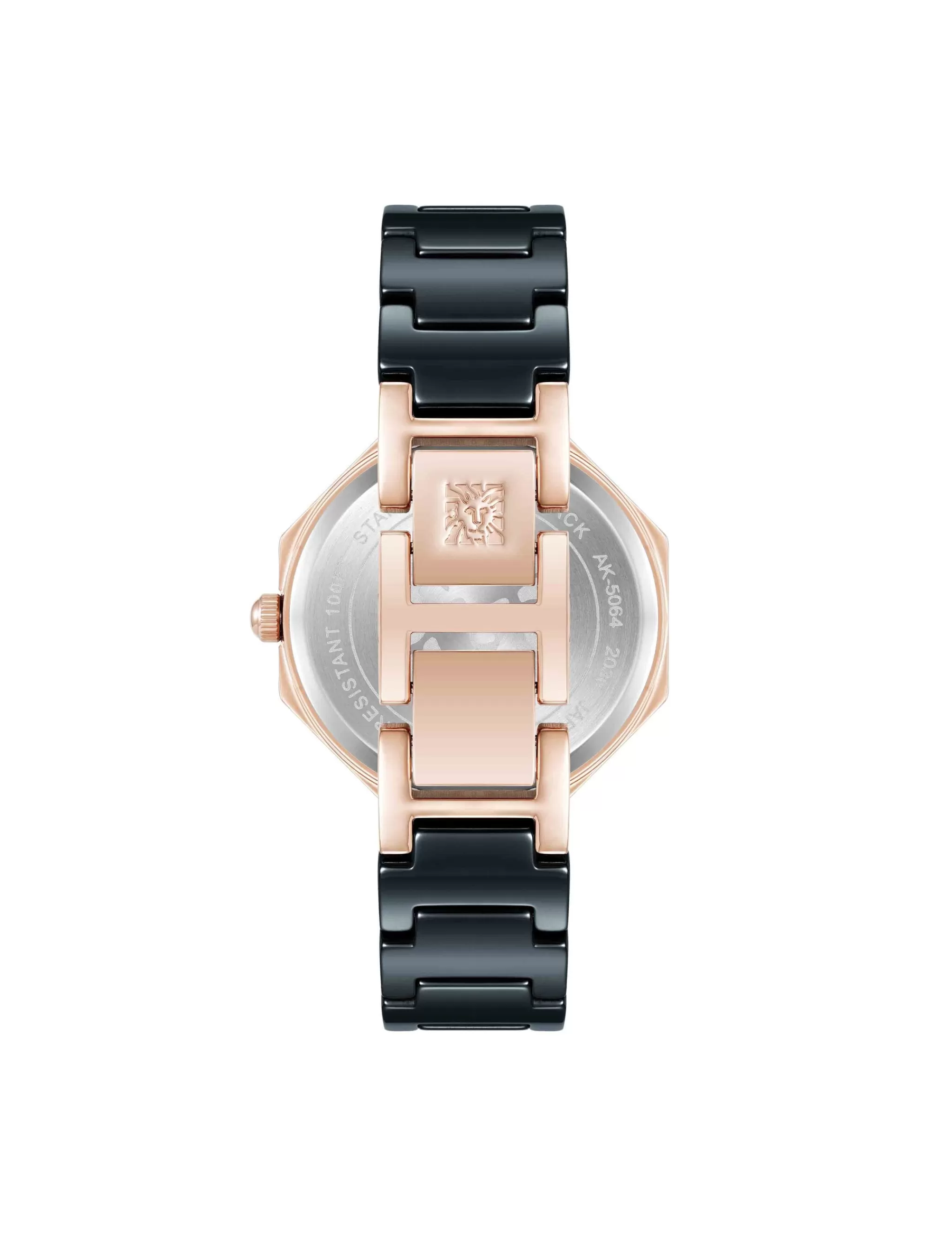 New Anne Klein Octagonal Ceramic Diamond Dial Bracelet Watch