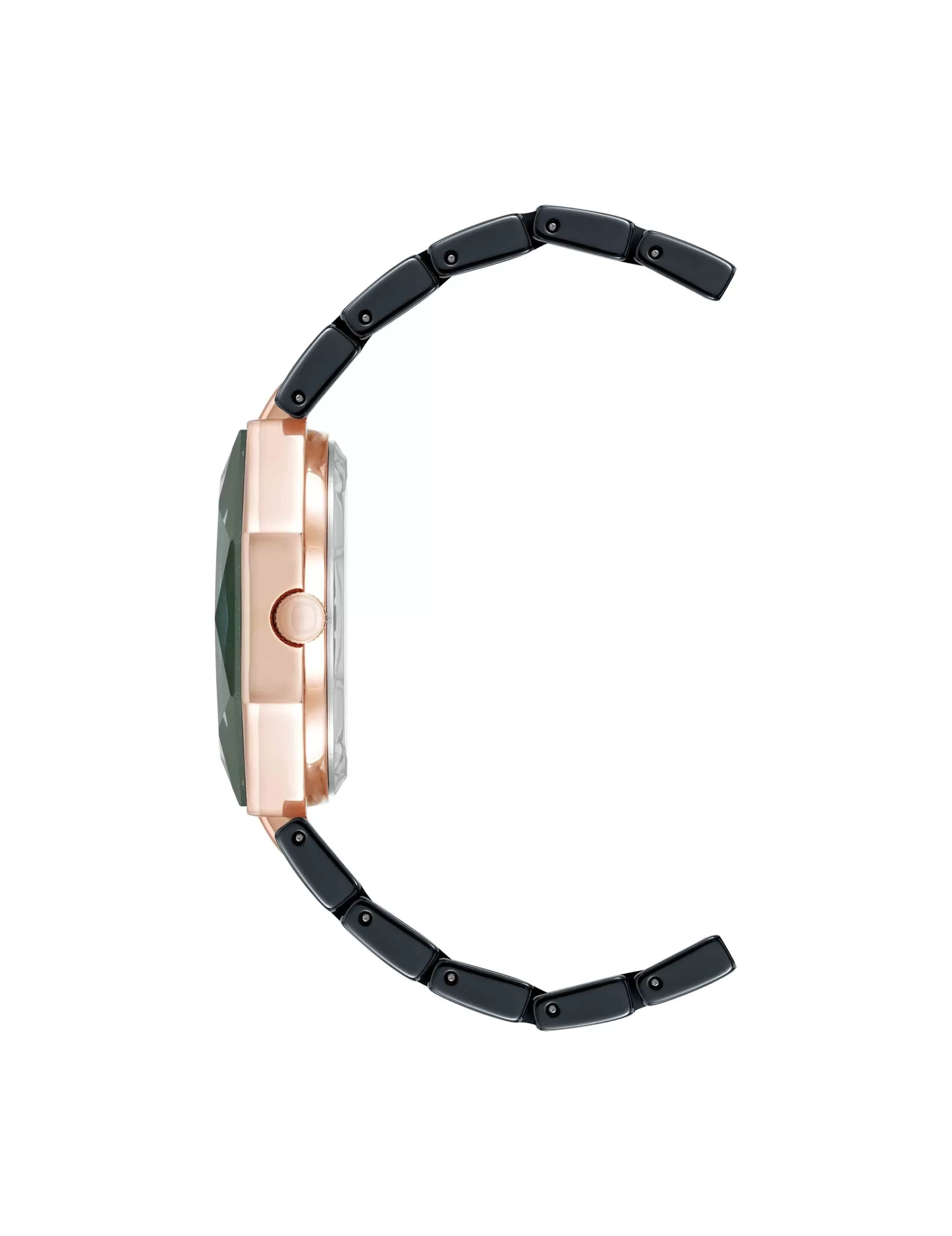 New Anne Klein Octagonal Ceramic Diamond Dial Bracelet Watch