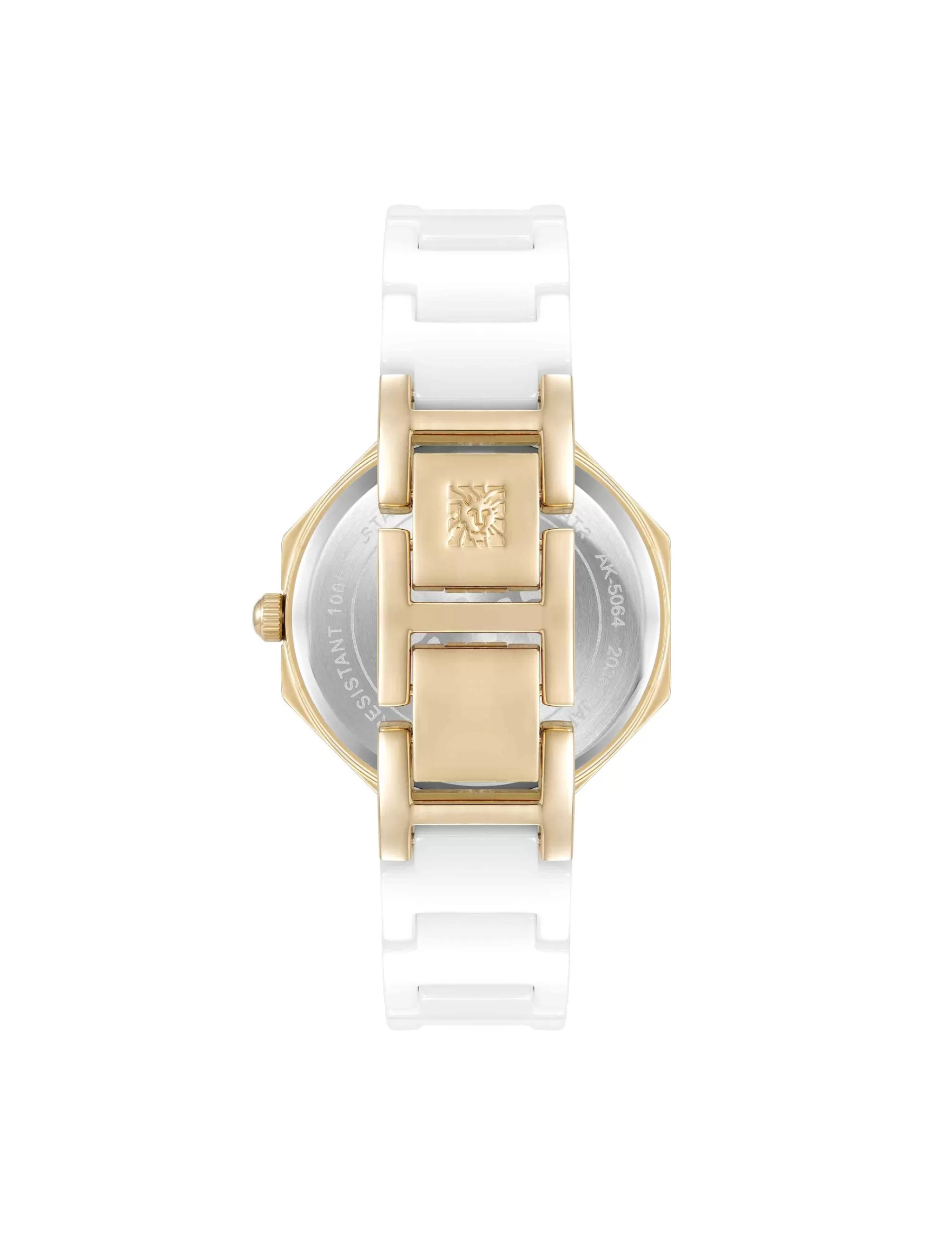 New Anne Klein Octagonal Ceramic Diamond Dial Bracelet Watch
