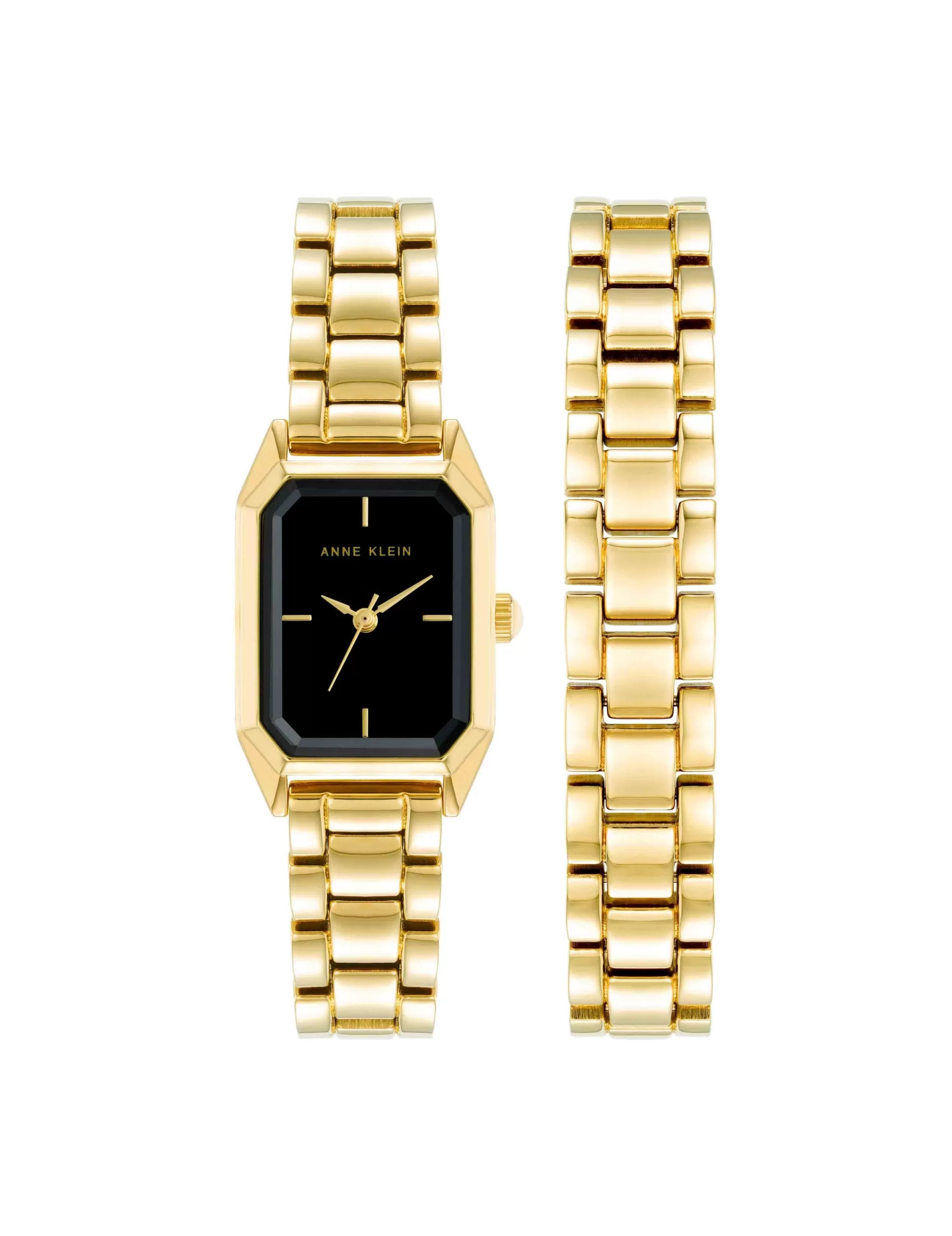 New Anne Klein Octagonal Watch And Bracelet Set